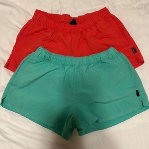 2 Pairs Patagonia Barely Baggies
